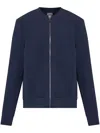 Hanro Zip-up Sweatshirt In Blue