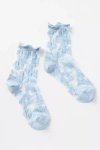 Hansel From Basel Pop Sheer Socks In Blue