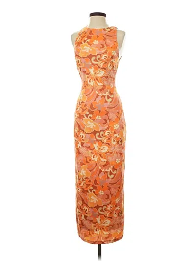 Pre-owned Hansen And Gretel Cocktail Dress In Orange