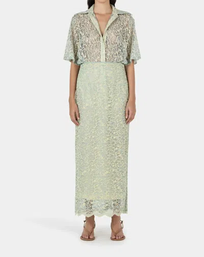 Hansen And Gretel Gabrielle Shirt In Bluebell In Multi