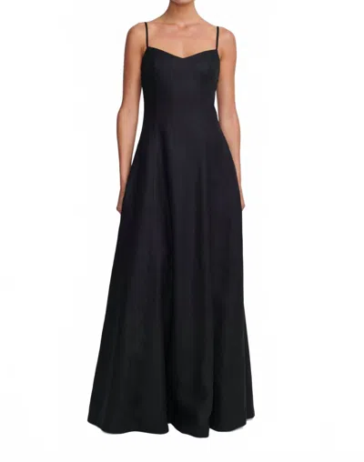 Hansen And Gretel Pepper Maxi Dress Gown In Black
