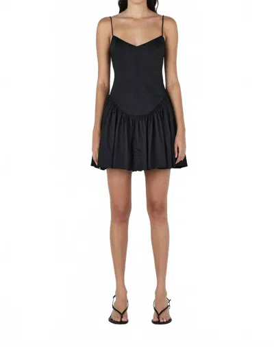 Hansen And Gretel Sonja Mini Dress In Black