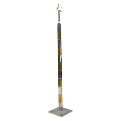 Pre-owned Hansen Vintage Multicolor Metal Floor Lamp In Brown