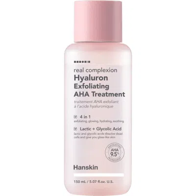 Hanskin Hyaluron Exfoliating Aha Treatment In Transparent