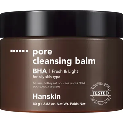 Hanskin Pore Cleansing Balm Bha In Transparent