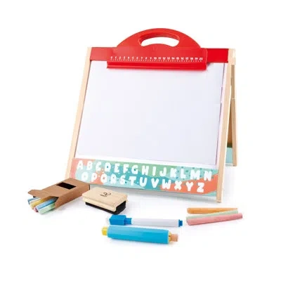Hape 3 In 1 Tabletop Art Board In White;green;red