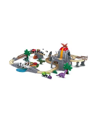 Hape Dino Railway Adventure Set - 3-8 Years In Multi