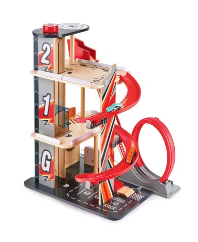 Hape Gearhead Stunt Garage Playset In Multi