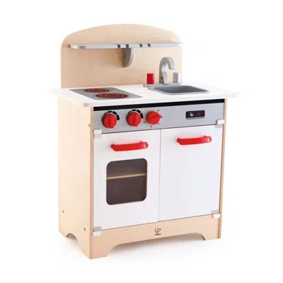 Hape Gourmet Kitchen Set In White;red;cream