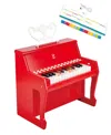 Hape Learn With Lights- Red Electronic Piano In Multi