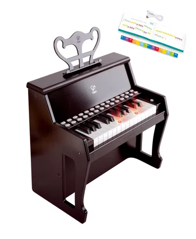 Hape Learn With Lights Black Electronic Piano In Multi