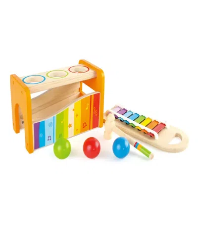 Hape Pound Tap Bench With Slide Out Xylophone In Multi