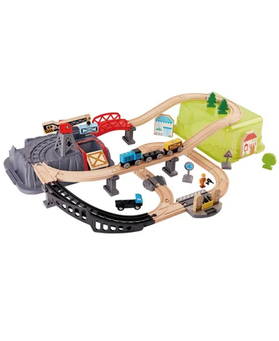 Hape Kids' Railway Bucket Builder Set With Train And Tracks In Multi