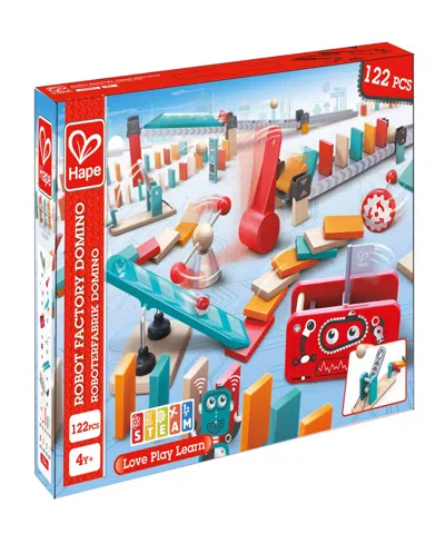 Hape Robot Factory Wooden Domino Ball Set In Multi