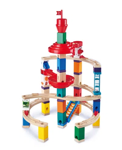 Hape Super Spiral Quadrilla Marble Run Construction In Multi