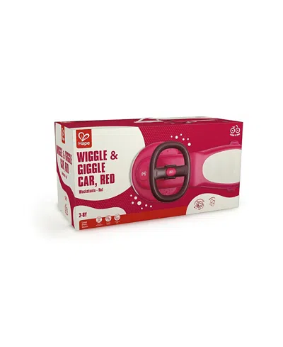 Hape Wiggle Giggle Car - 2-8 - Ages 2-4 In Red