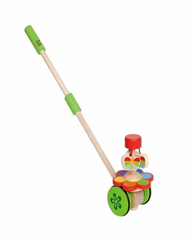 Hape Wooden Push Pull Dancing Butterflies Toddler Toy In Multi