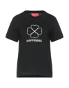 Happening 4'33" T-shirts In Black