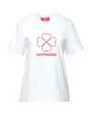 Happening 4'33" T-shirts In White