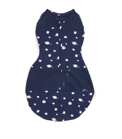 Happiest Baby Organic Cotton Sleepea Swaddle In Blue