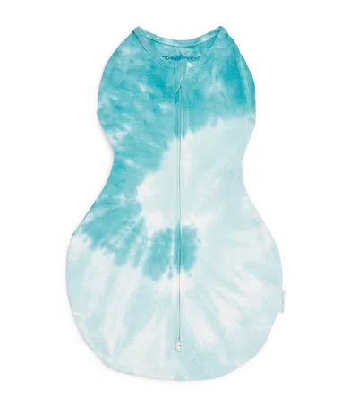 Happiest Baby Organic Cotton Sleepea Swaddle In Blue