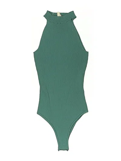 Pre-owned Happily Grey Bodysuit In Green