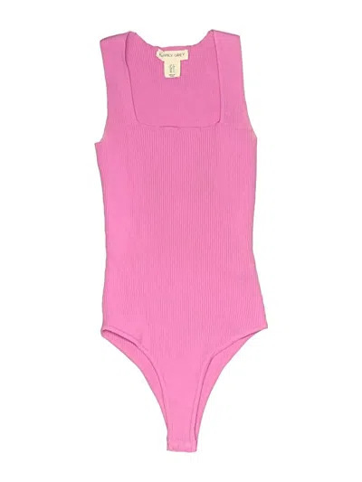 Pre-owned Happily Grey Bodysuit In Pink