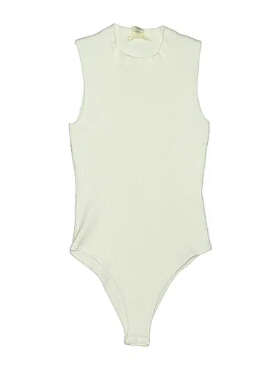 Pre-owned Happily Grey Bodysuit In White