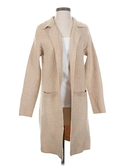 Pre-owned Happily Grey Cardigan Sweater In Tan