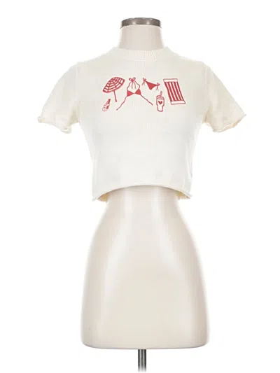 Pre-owned Happily Grey Cardigan Sweater In White