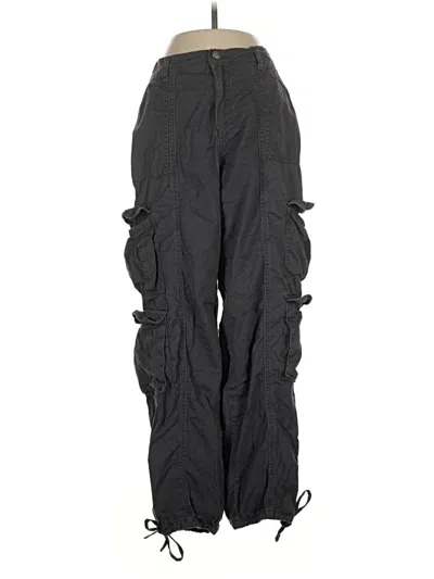 Pre-owned Happily Grey Cargo Pants In Black