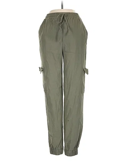 Pre-owned Happily Grey Cargo Pants In Green