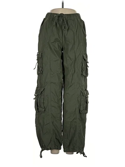 Pre-owned Happily Grey Cargo Pants In Green