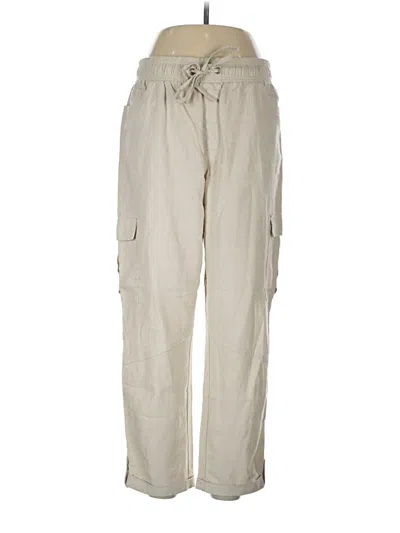Pre-owned Happily Grey Cargo Pants In Ivory