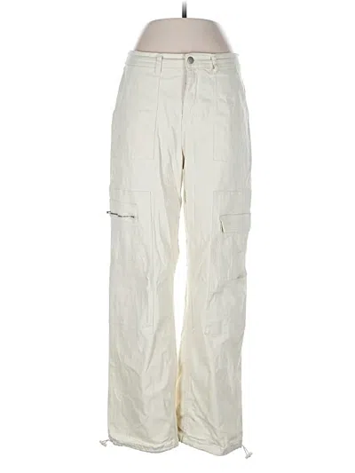 Pre-owned Happily Grey Cargo Pants In White