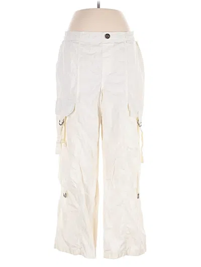 Pre-owned Happily Grey Cargo Pants In White