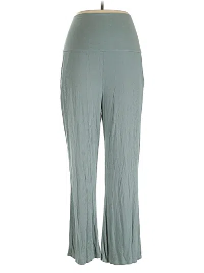 Pre-owned Happily Grey Casual Pants In Green