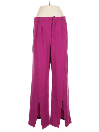 Pre-owned Happily Grey Casual Pants In Purple