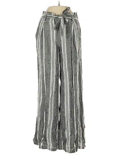 Pre-owned Happily Grey Casual Pants In Silver