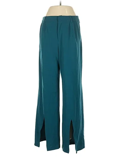 Pre-owned Happily Grey Casual Pants In Teal