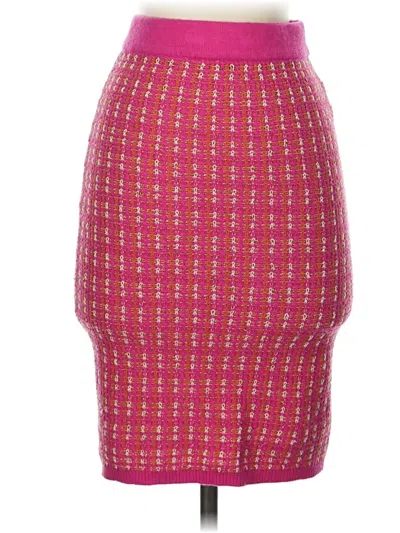 Pre-owned Happily Grey Casual Skirt In Pink