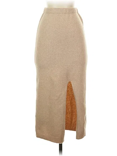 Pre-owned Happily Grey Casual Skirt In Tan