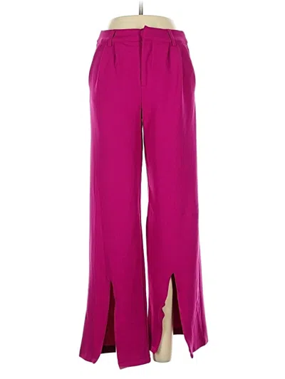 Pre-owned Happily Grey Dress Pants In Pink