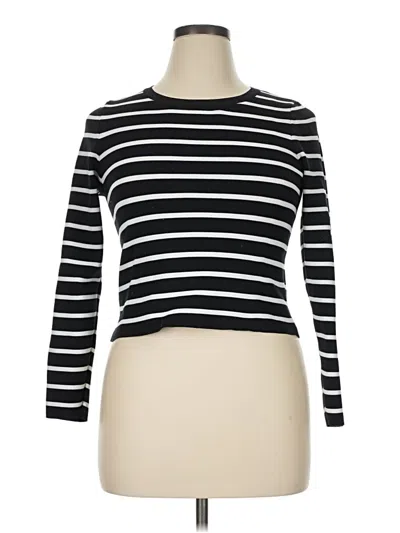 Pre-owned Happily Grey Long Sleeve T-shirt In Black