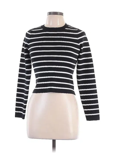 Pre-owned Happily Grey Long Sleeve Turtleneck In Black