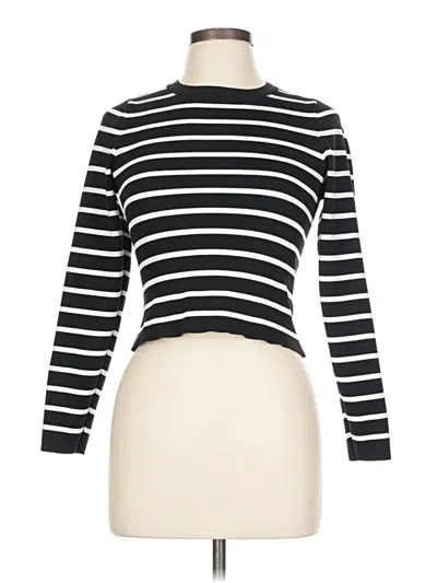 Pre-owned Happily Grey Long Sleeve Turtleneck In Black