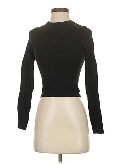 Pre-owned Happily Grey Long Sleeve Turtleneck In Black