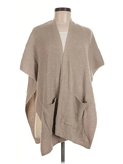 Pre-owned Happily Grey Poncho In Tan