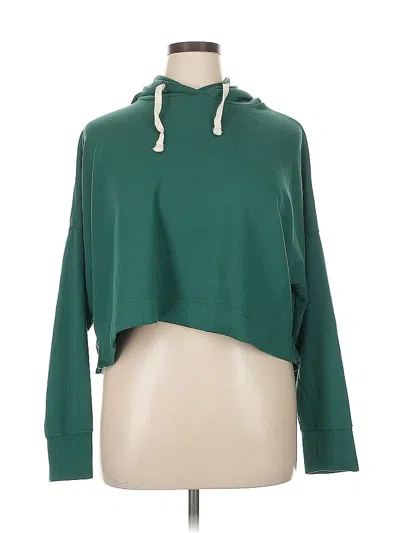 Pre-owned Happily Grey Pullover Hoodie In Green