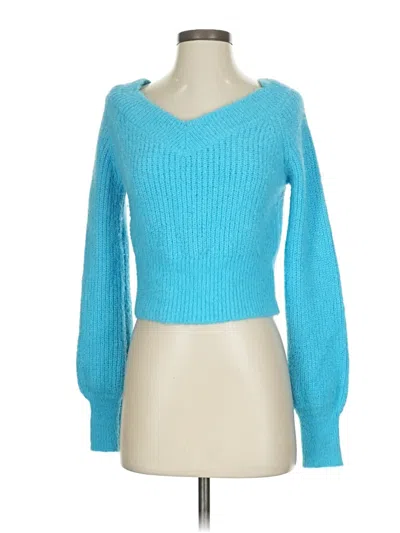 Pre-owned Happily Grey Pullover Sweater In Blue